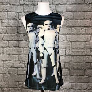 NWT Star Wars Storm Trooper Zipper Tank